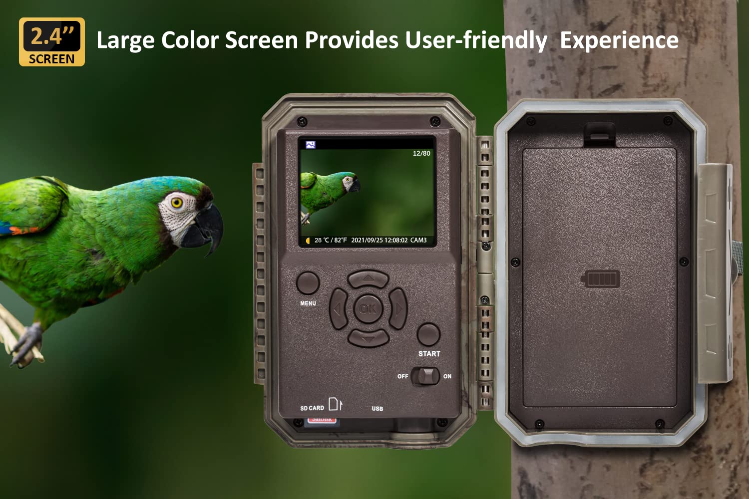 Meidase P70 color display facilitates on-site review and quick decisions.