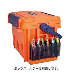Meiho BM-3010 Stocker mounted on bucket mouse showcases versatile mounting compatibility