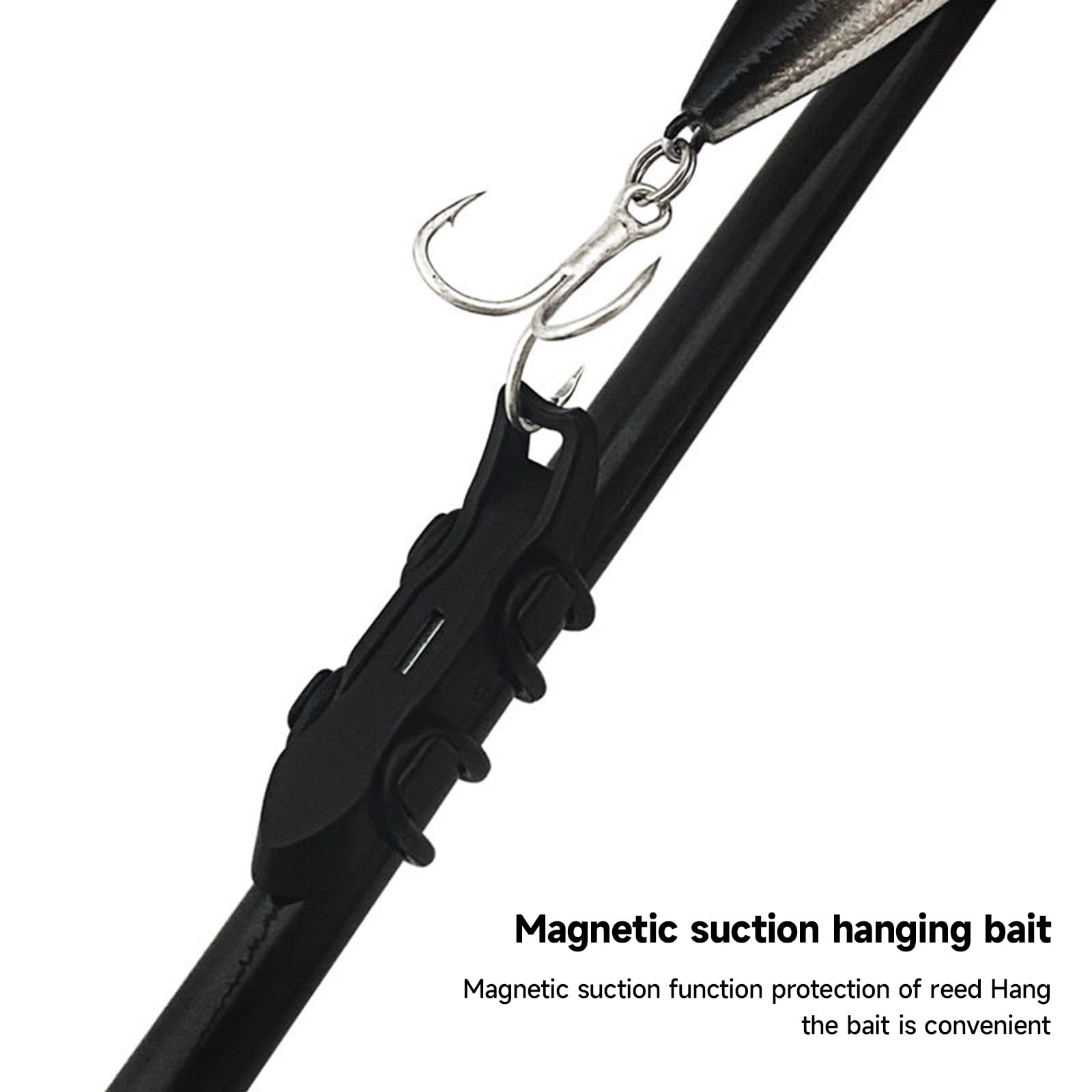 Meiliyizu easy-installation hook keeper simplifies setup on any fishing rod.
