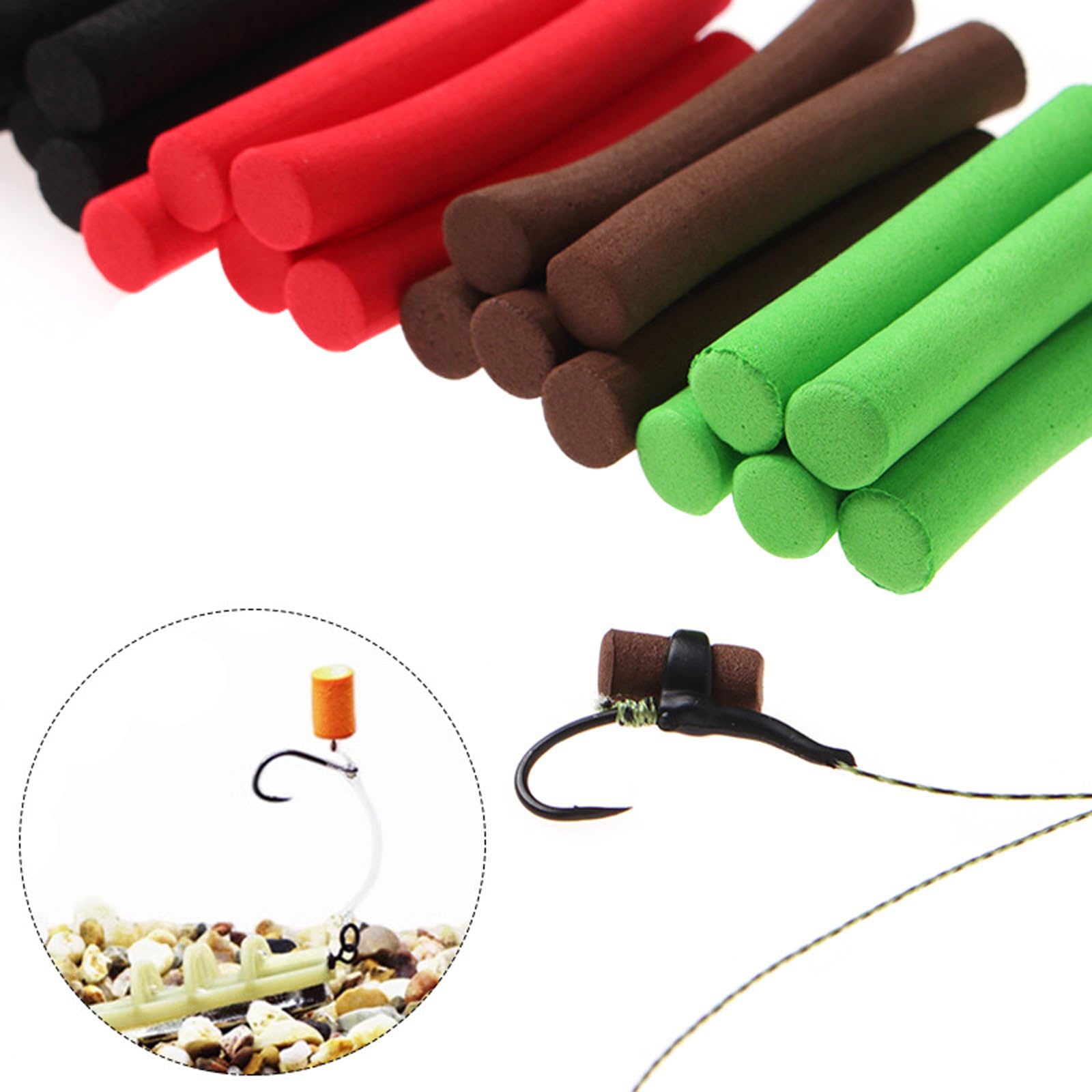Meiliyizu 5 cm length foam sticks, sized for compact setups.