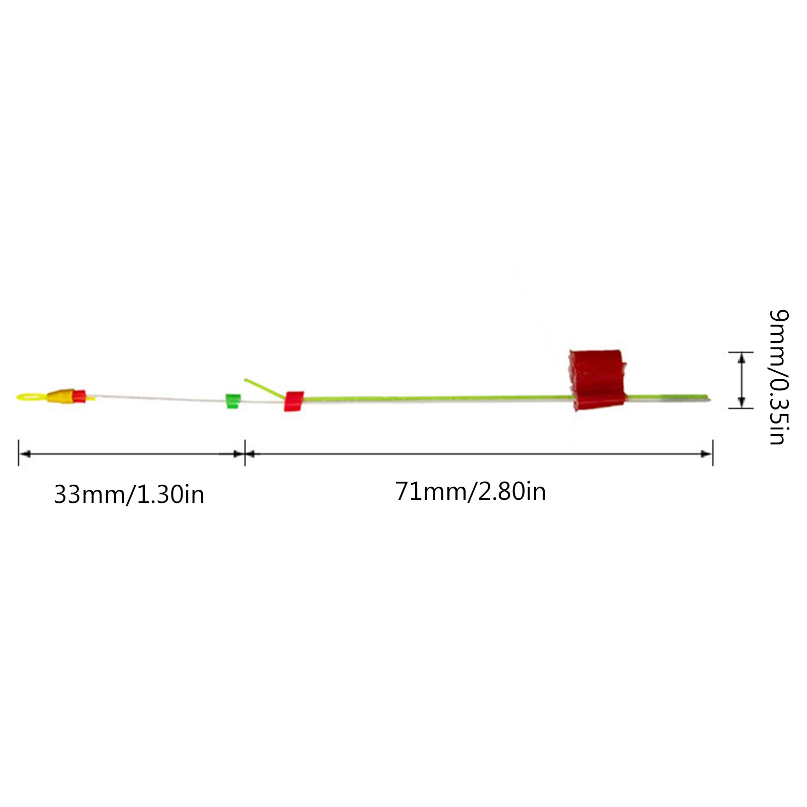 Meiliyizu waterproof ice fishing extension rod handles cold, wet days
