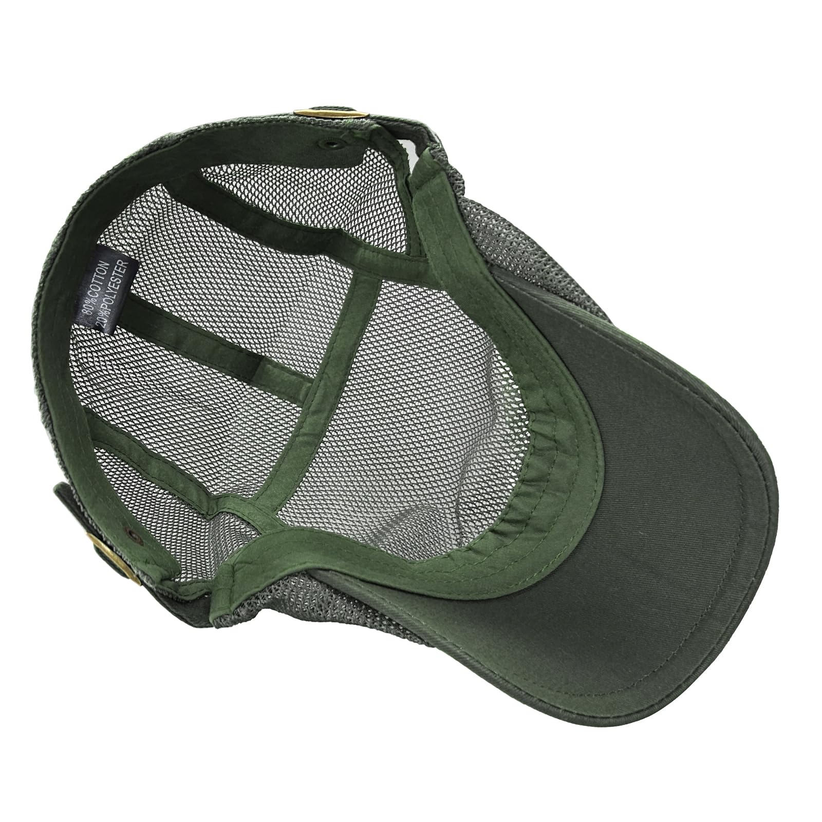 Interior cotton sweatband for moisture absorption