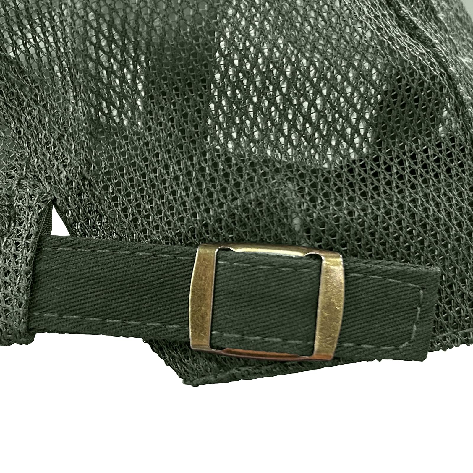 Curved brim shading the face without blocking the view
