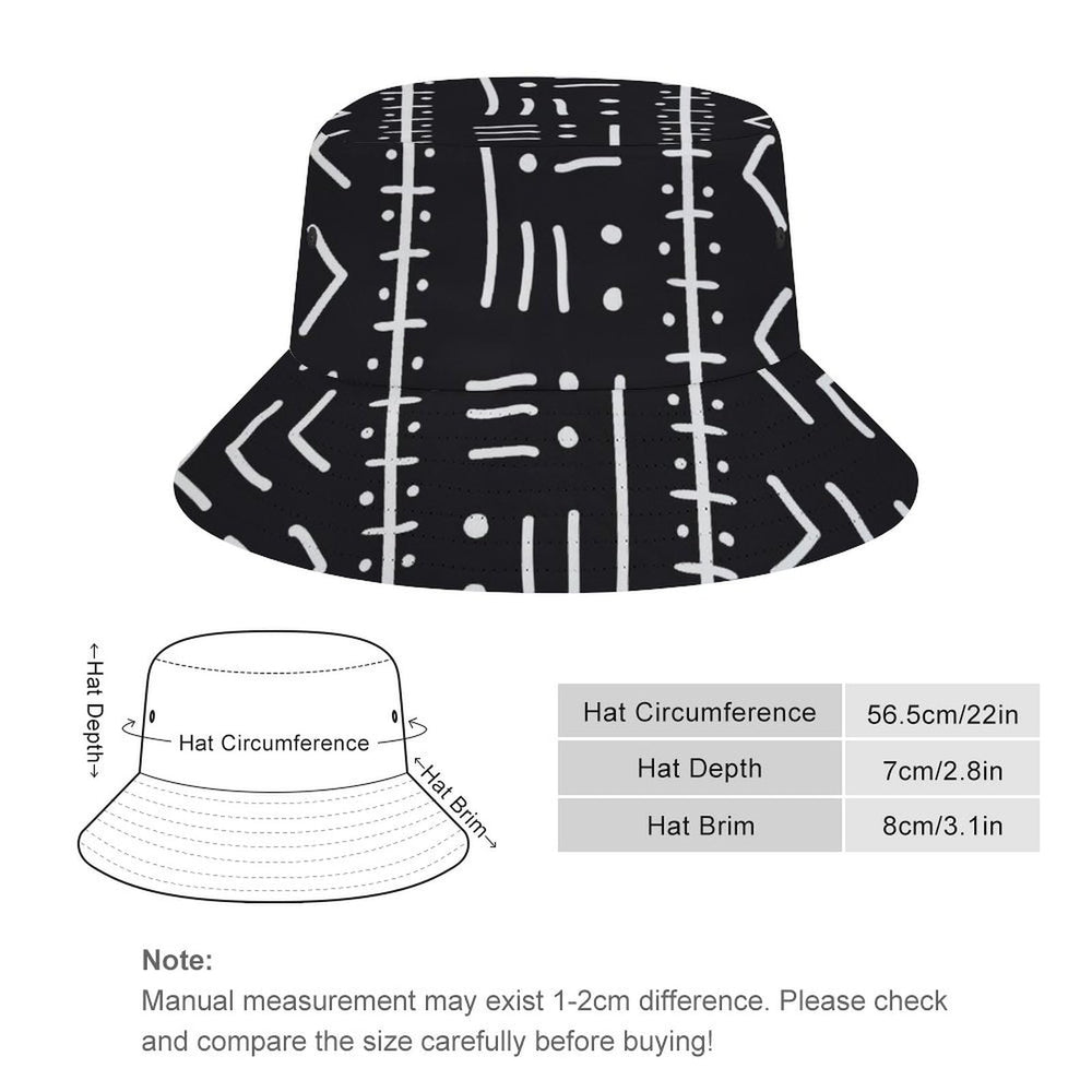 Unisex bucket hat worn by a man and a woman