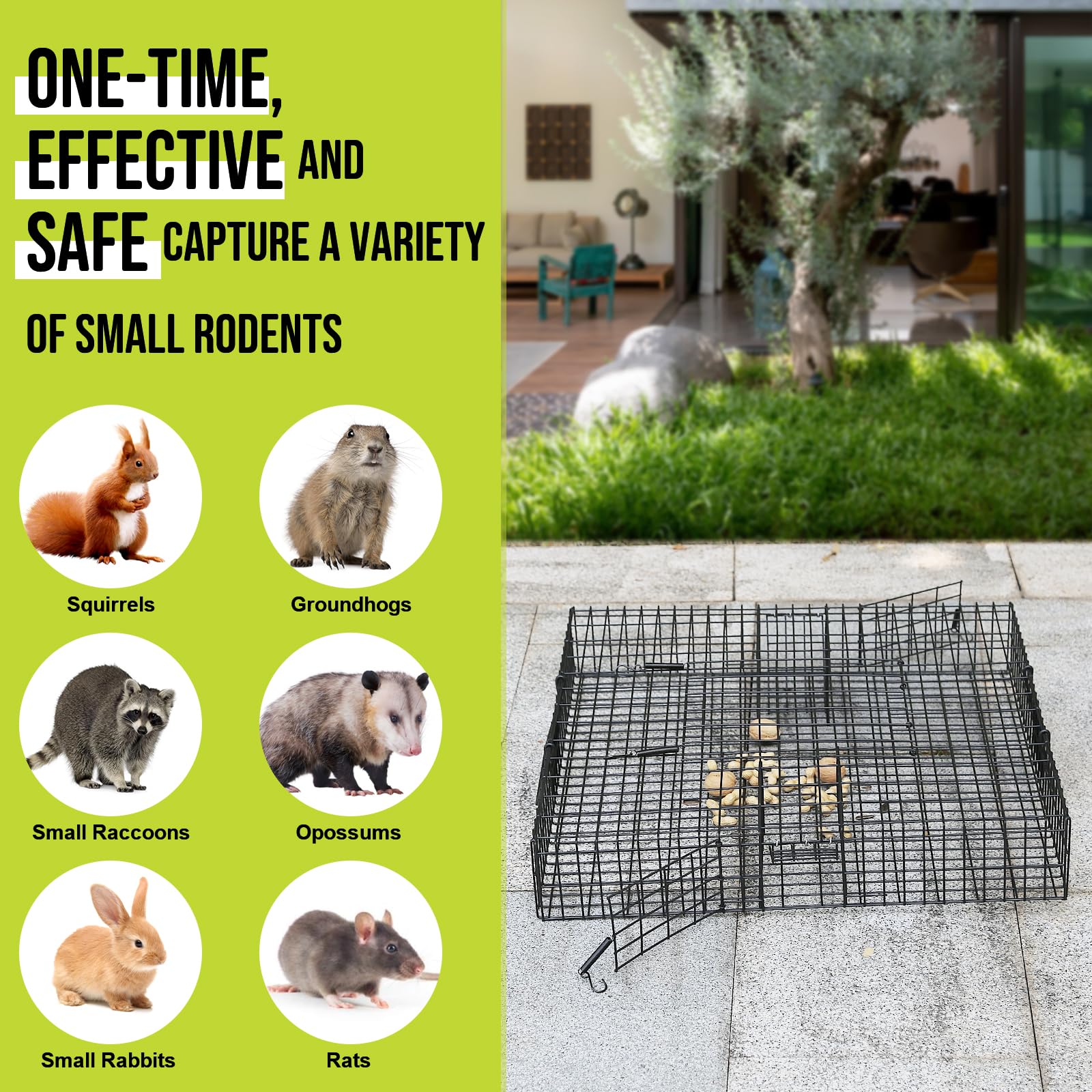 Meldoz Squirrelinator compact dimensions for portable outdoor use