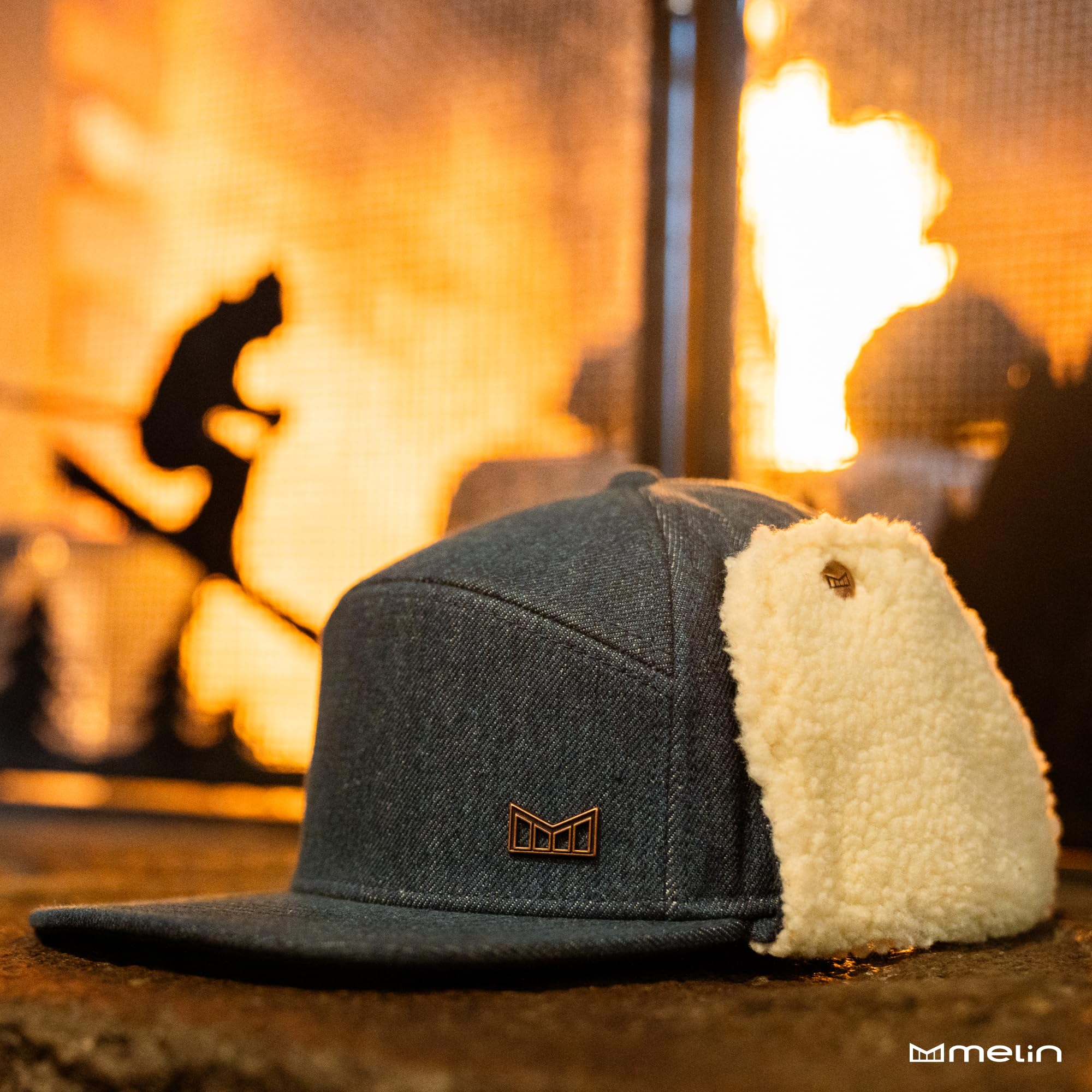 Melin Trenches Icon Lumberjack Thermal ear flaps extended offer adaptable warmth on cold days.