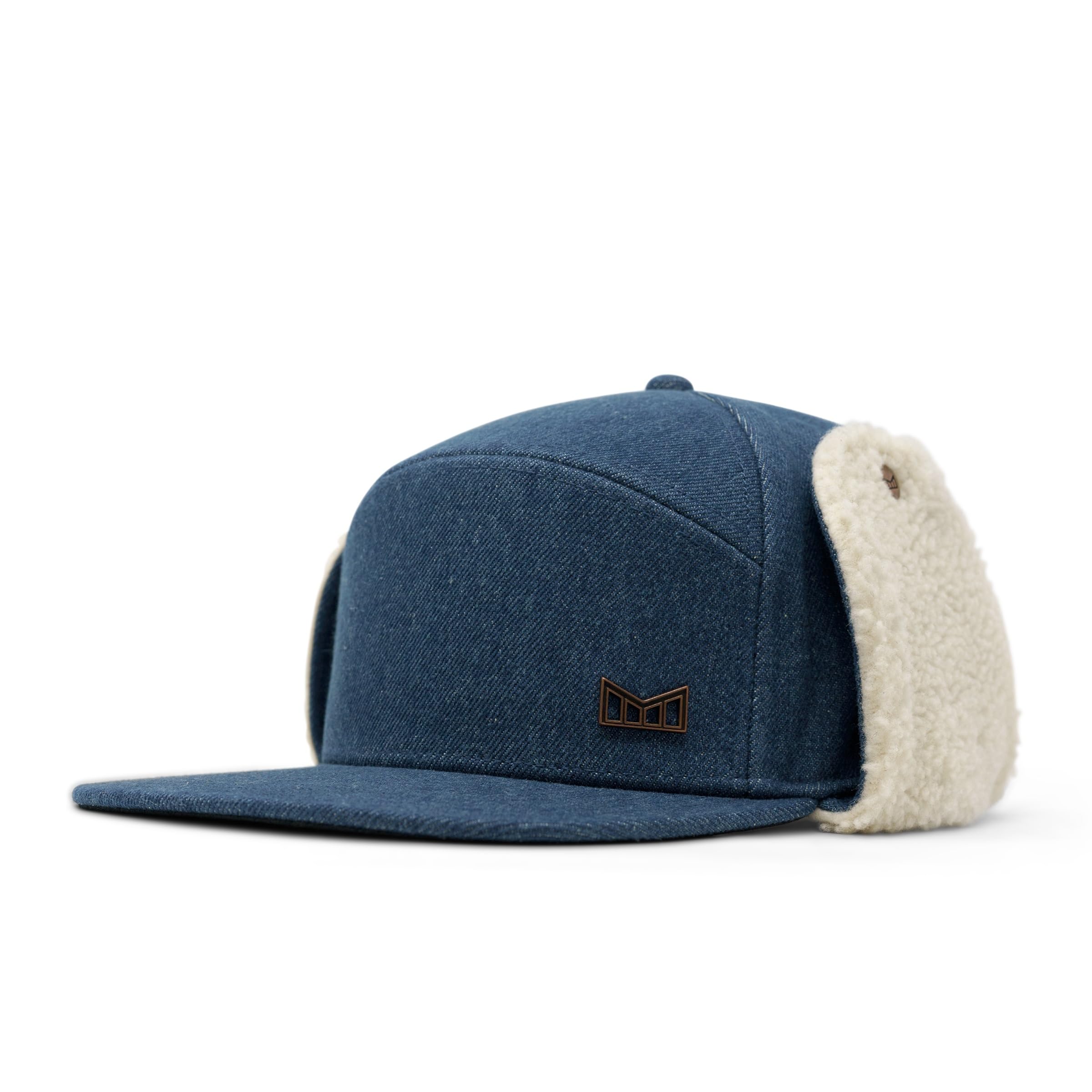 Melin Trenches Icon Lumberjack Thermal front view in denim for all-day warmth.