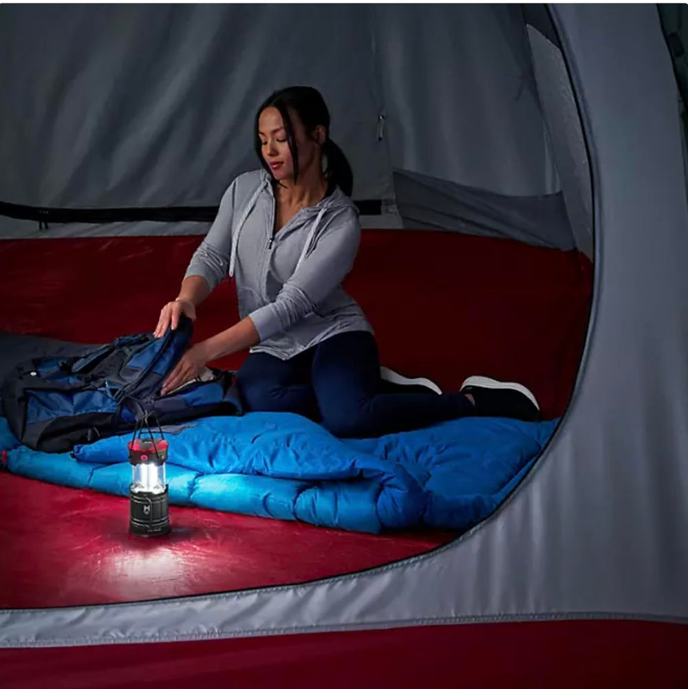 Member Mark lantern’s red warning LED visible during emergencies.