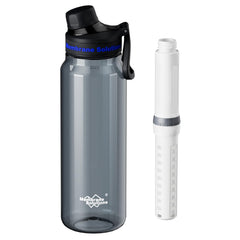 Membrane Solutions C3 bottle lid open for quick on-the-go hydration.