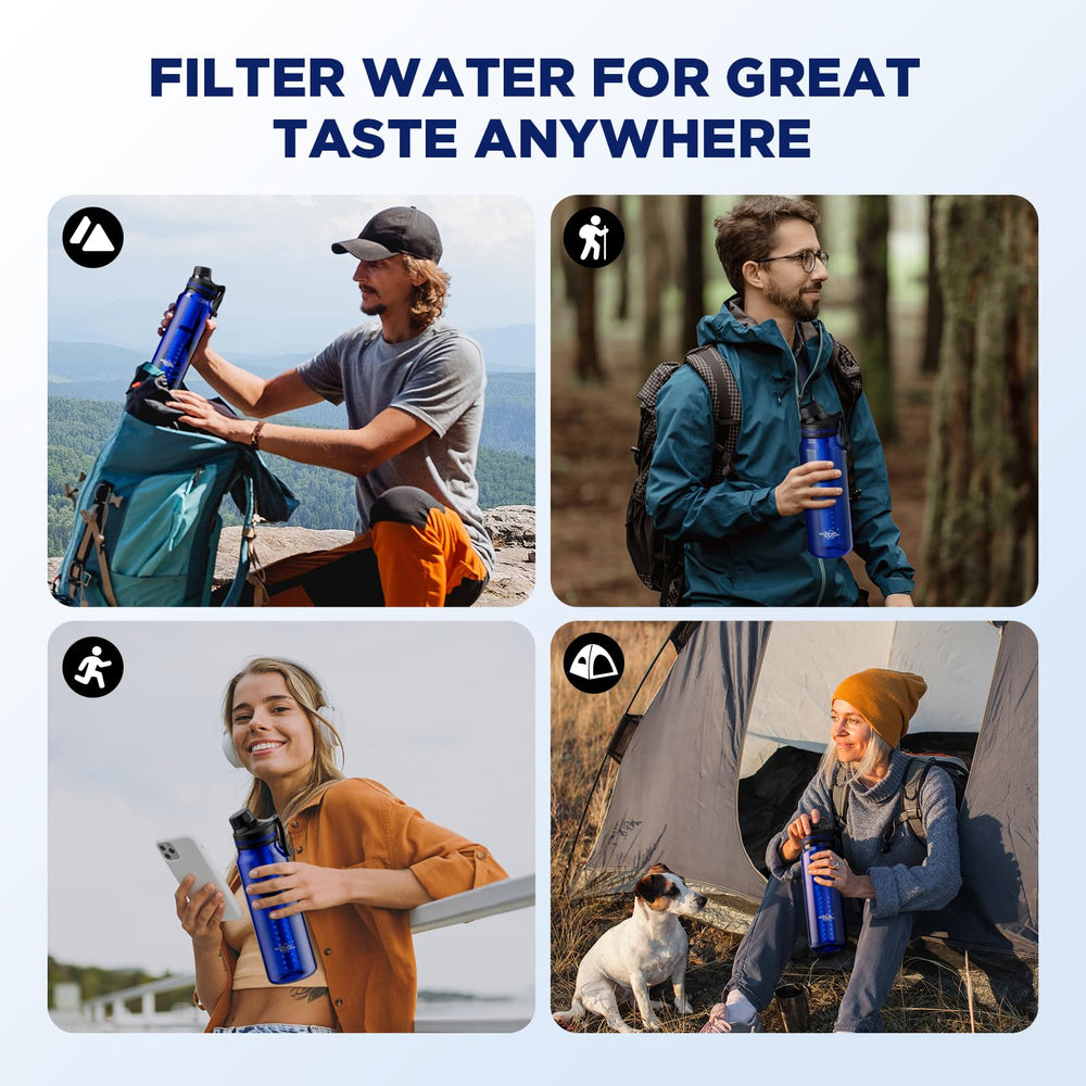 Bottle body dishwasher-safe for simple cleaning.