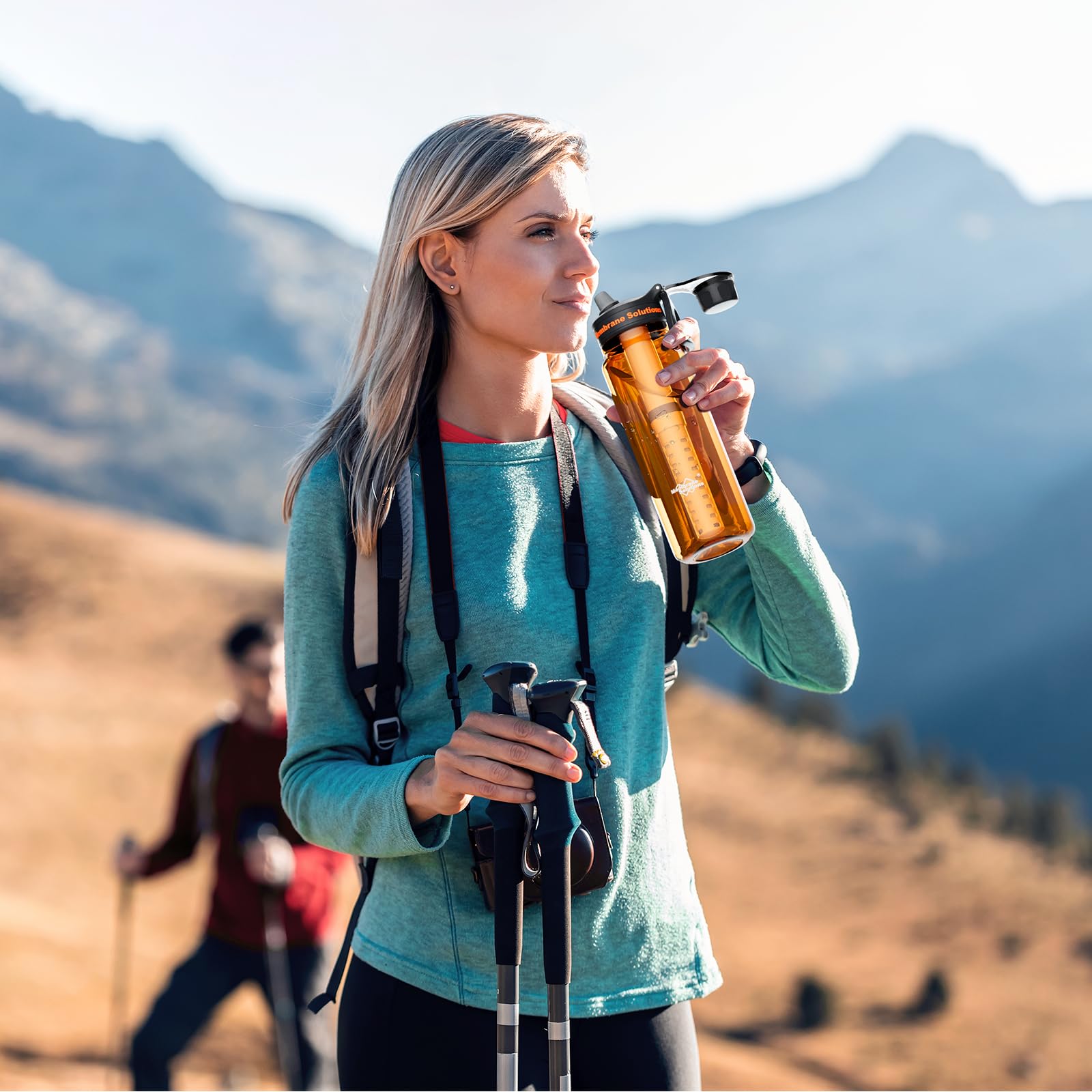 Membrane Solutions C3 on-trail use in rugged outdoor setting.