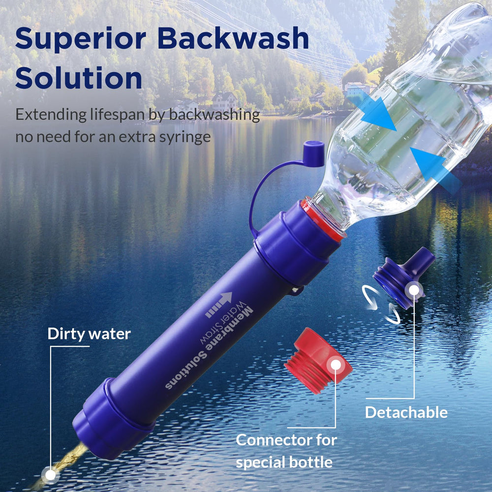 Membrane Solutions gravity water filter pro-coconut-shell-gac improves taste and odor
