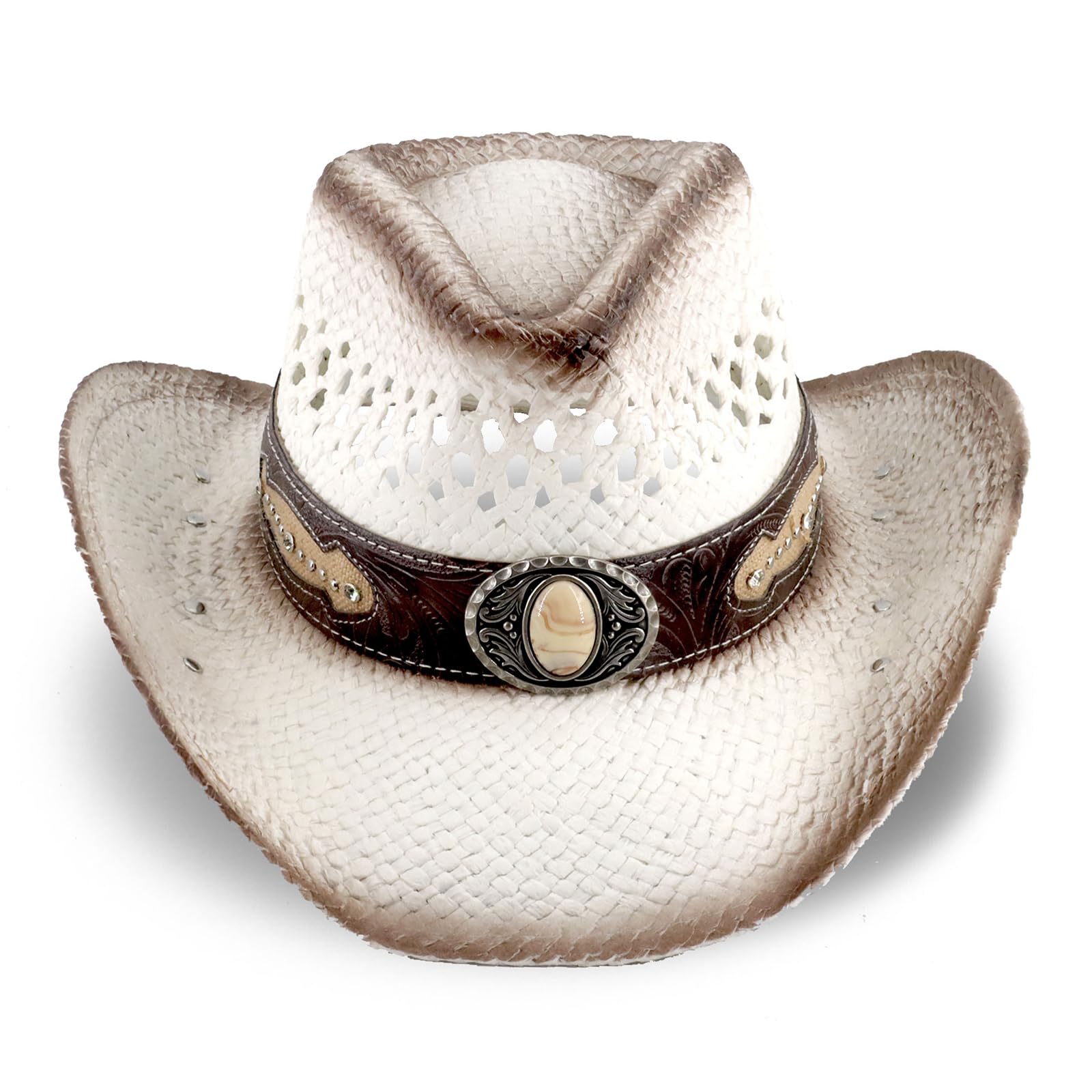 Side view showing the 3.5-inch brim
