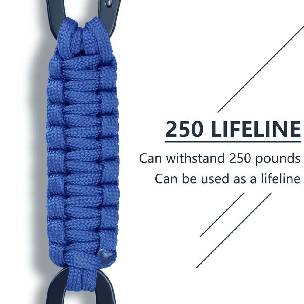 MENG ZHI AO braided paracord with 2m lifeline for emergency use.