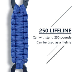 MENG ZHI AO braided paracord with 2m lifeline for emergency use.