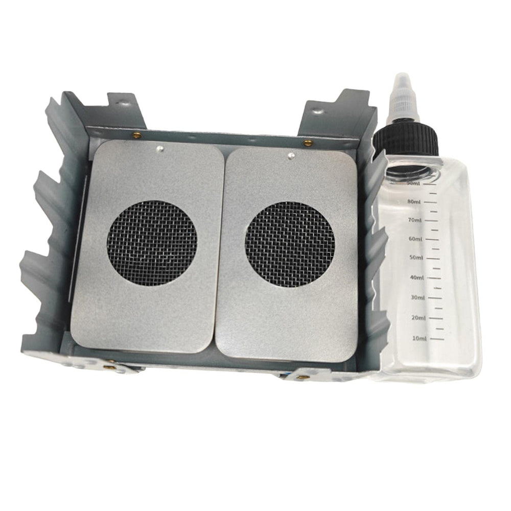 Menolana energy-saving-camping-stove uses minimal fuel for longer heat.