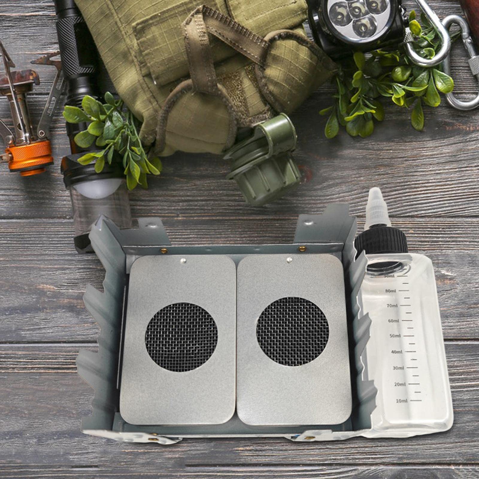 Menolana lightweight-portable-cooking-stove fits easily in backpacks.