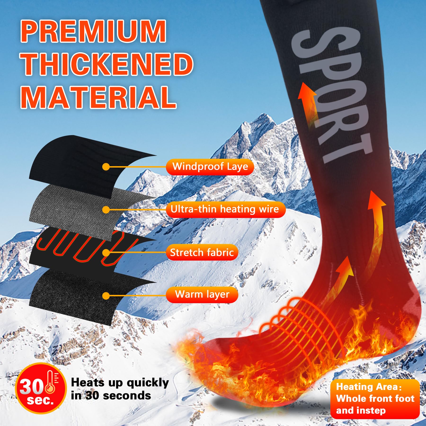 MENOLY dual 8500mAh battery pack powers all-day warmth outdoors