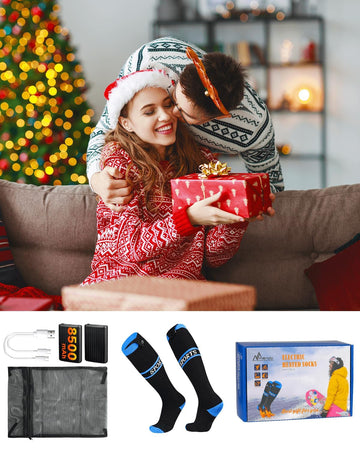 MENOLY heated socks machine-washable with batteries removed for easy care