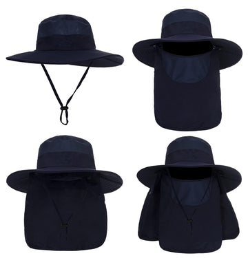 Windproof and waterproof sun hat for outdoor activities