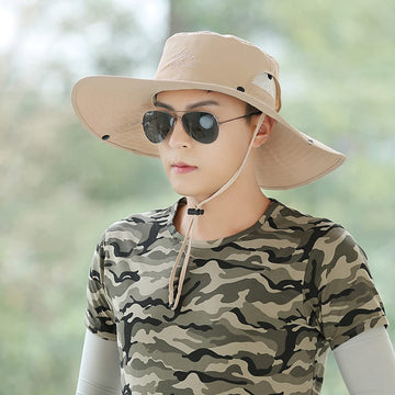 Outdoor use: fishing, hiking, camping with sun hat