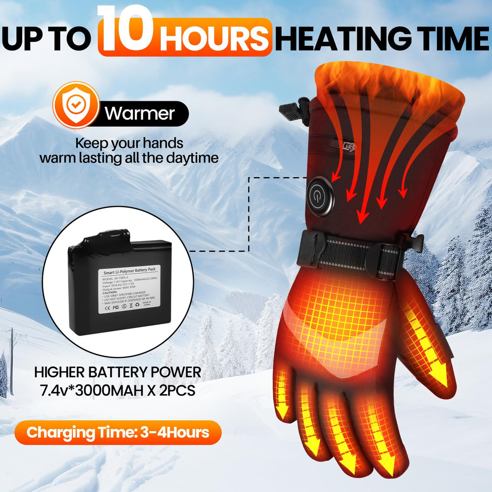 Meoneo heated gloves fingertip touchscreen compatibility for device use outdoors