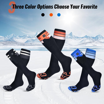 Meoneo heated socks outdoor-winter-activity keeps you warm on treks