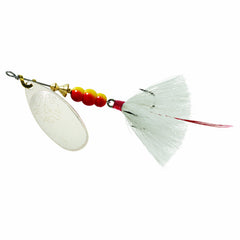 Mepps Aglia lure - drsd trbl Silver-White