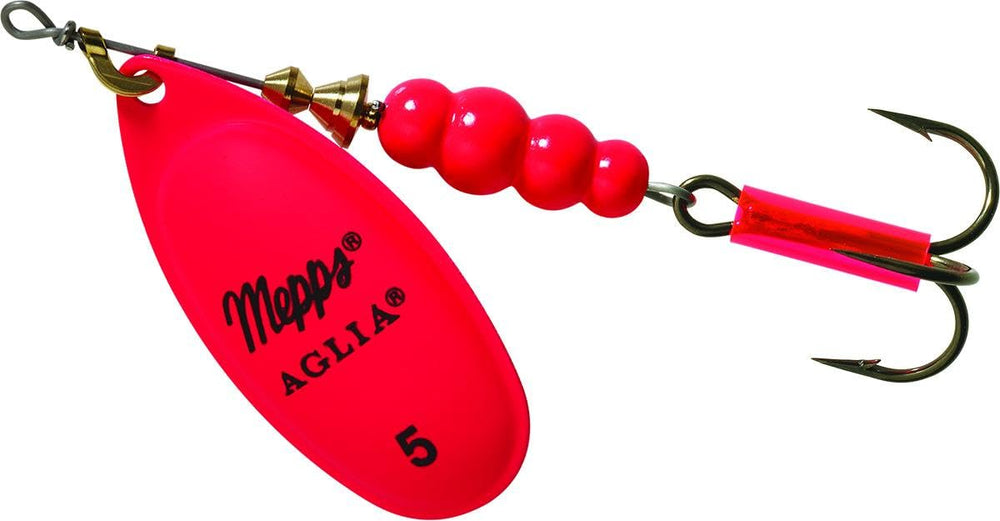 Mepps Aglia spinners, plain hot pink size 5, ideal for panfish and small stream trout