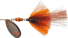 Mepps Bronze Slammer dressed treble lure for big bass on open water.
