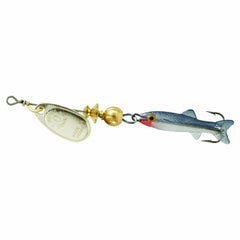 Mepps Sheldon's Comet Mino Silver 1/9 oz lure for bass and panfish with realistic action