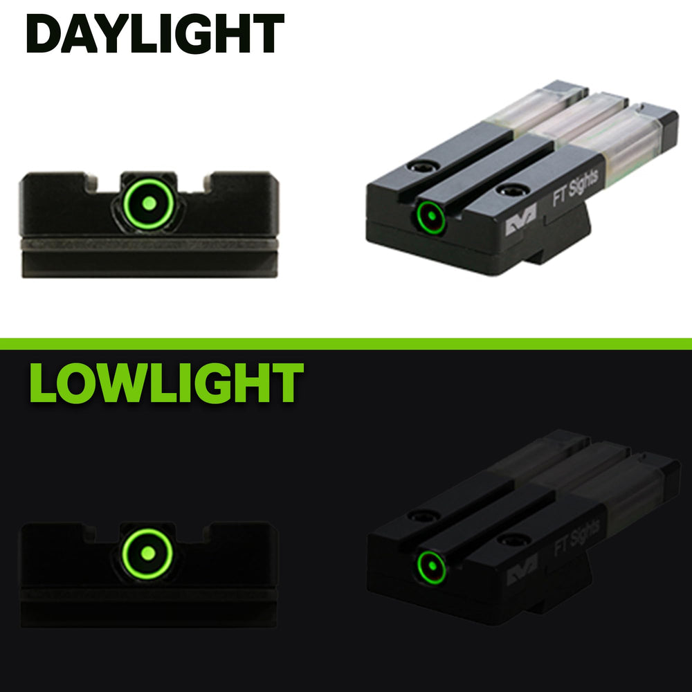 Meprolight ML63146G bullseye sight picture enabling fast target acquisition