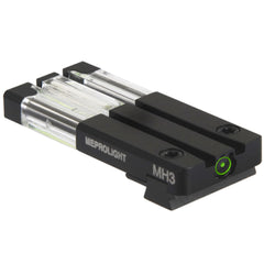 Meprolight ML63146G rear sight with green fiber-tritium bullseye for quick aiming