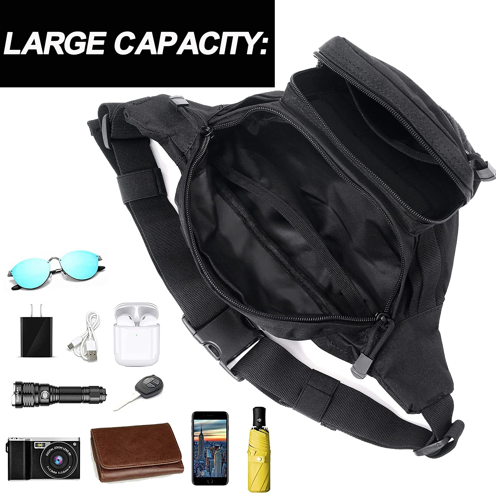 Meprona waist bag with adjustable strap ready for all-day comfort
