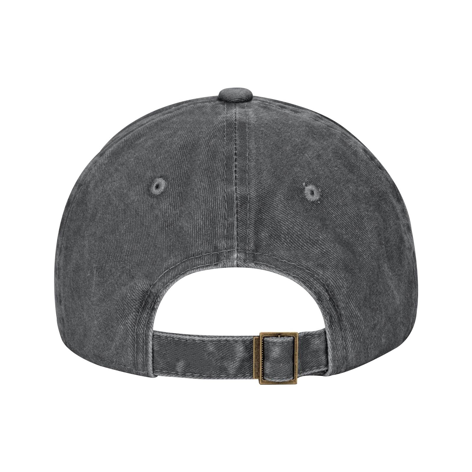 Merahans upside-down-pineapple cap washed denim texture adds retro appeal.