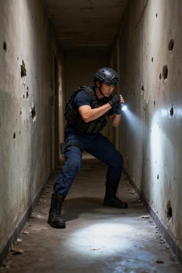MERJAZ Tactical Pants back pocket flap showing secure storage access.