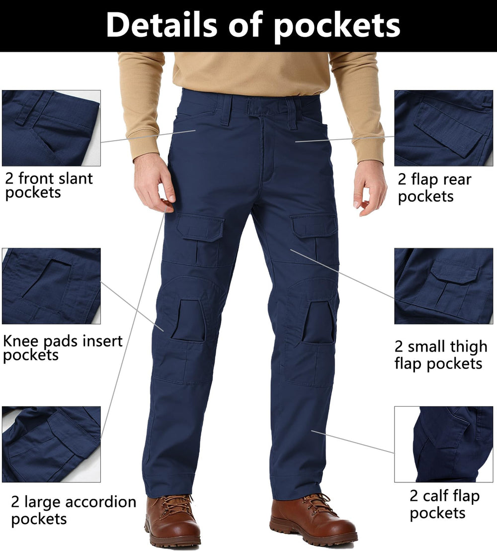 MERJAZ Tactical Pants ripstop fabric closeup highlighting durability.