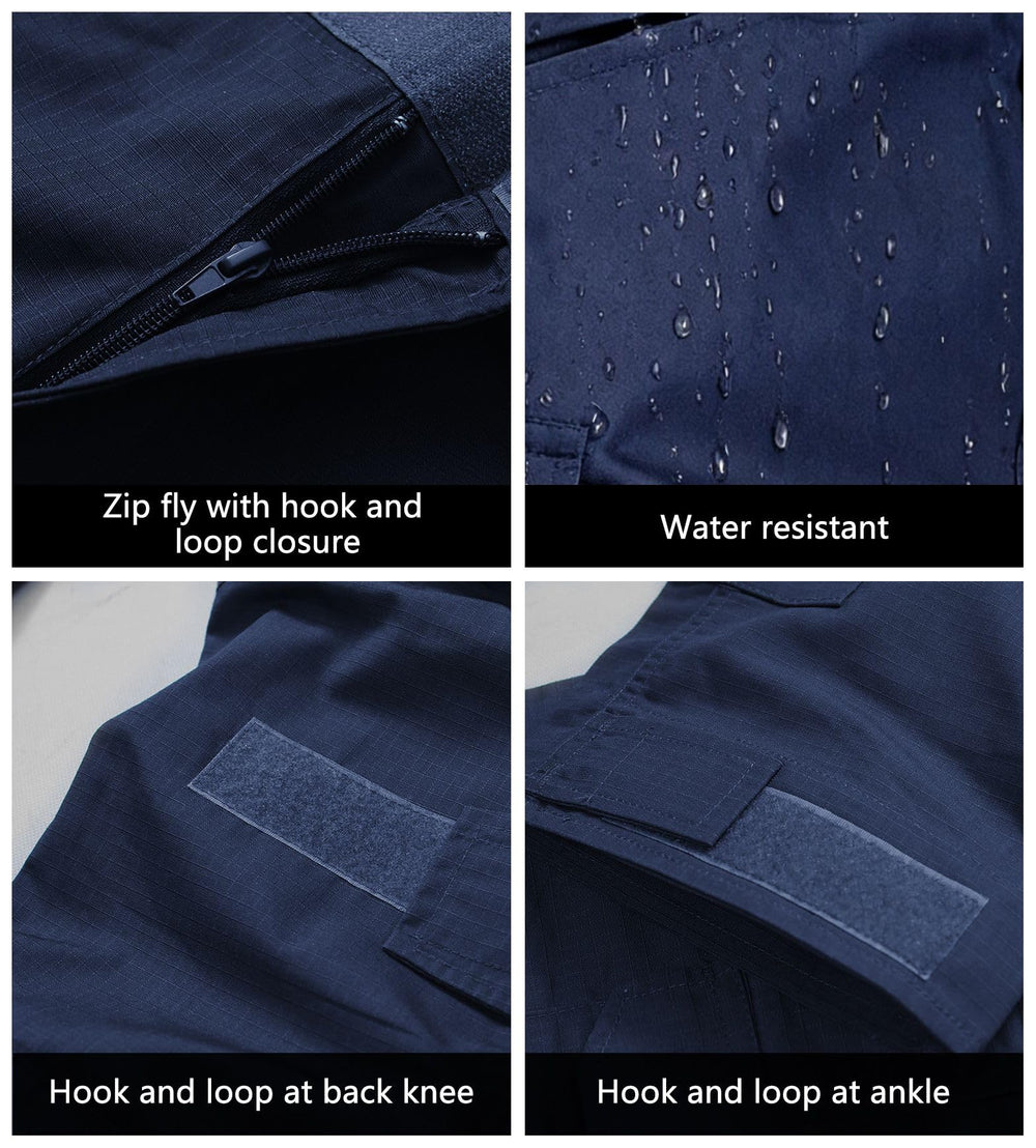 MERJAZ Tactical Pants zip fly and belt loops demonstrating versatile waist options.
