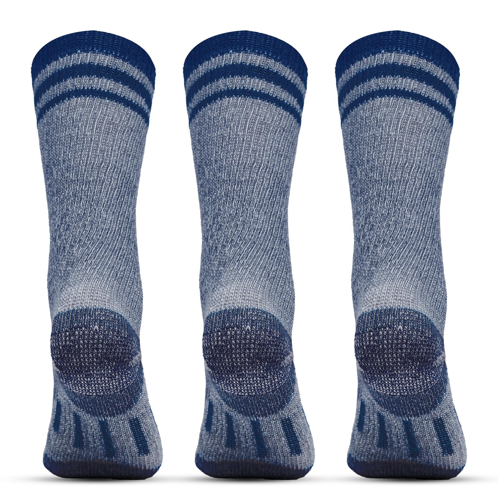 MERIWOOL Heavyweight Socks close-up knit texture with plush cushioning.