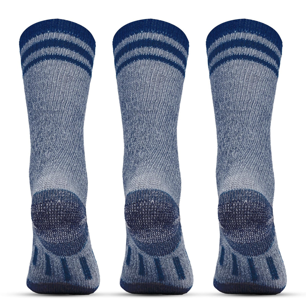 MERIWOOL Heavyweight Socks close-up knit texture with plush cushioning.