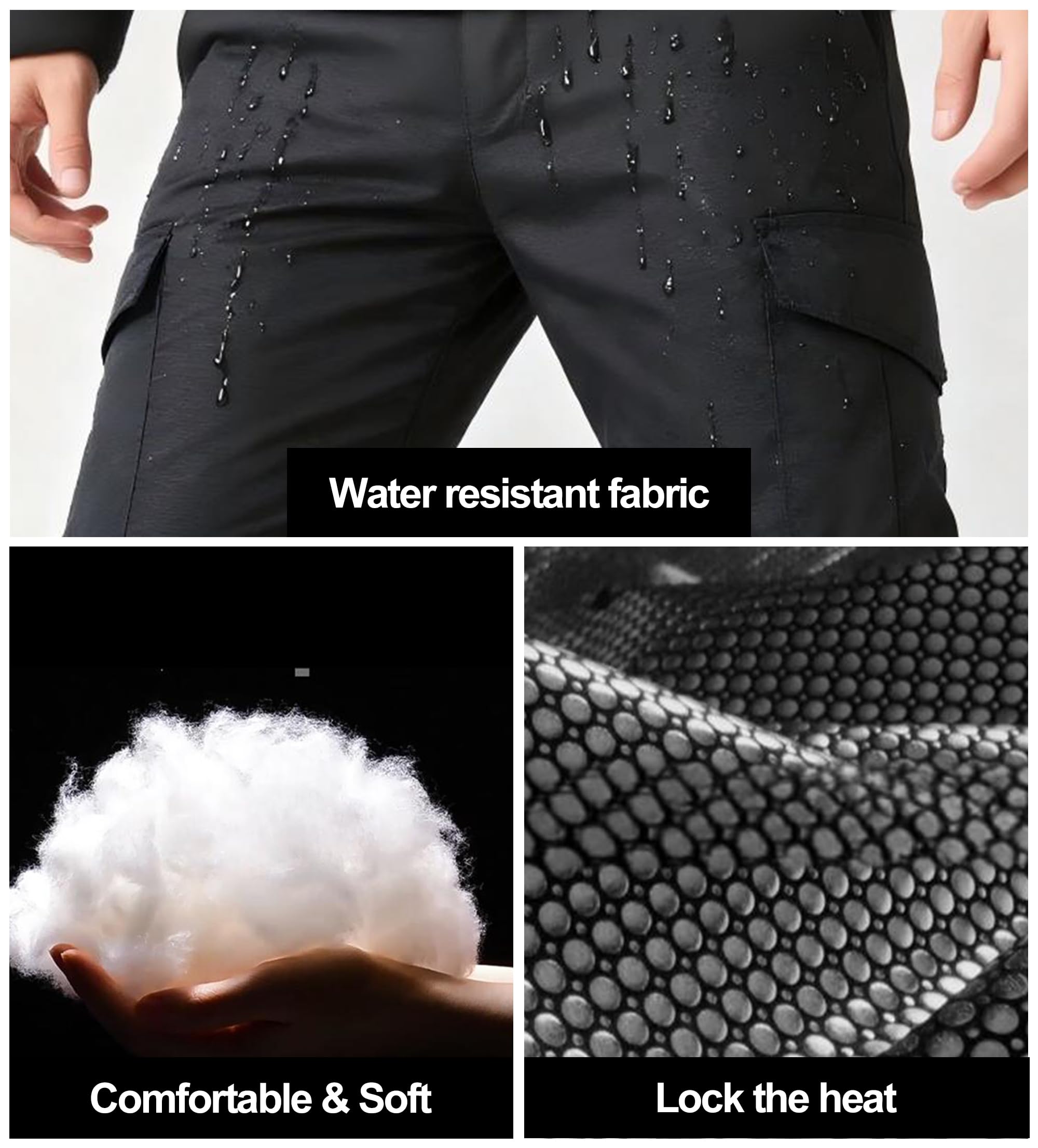 MERJAZ cargo pants multi-pocket layout shows convenient storage for essentials