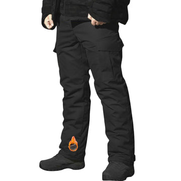 MERJAZ men's camo tactical pants waterproof front view for dry-weather hiking