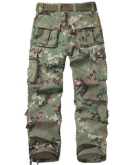 MERJAZ fleece-lined cargo pants showing eight-pocket layout for secure tools.