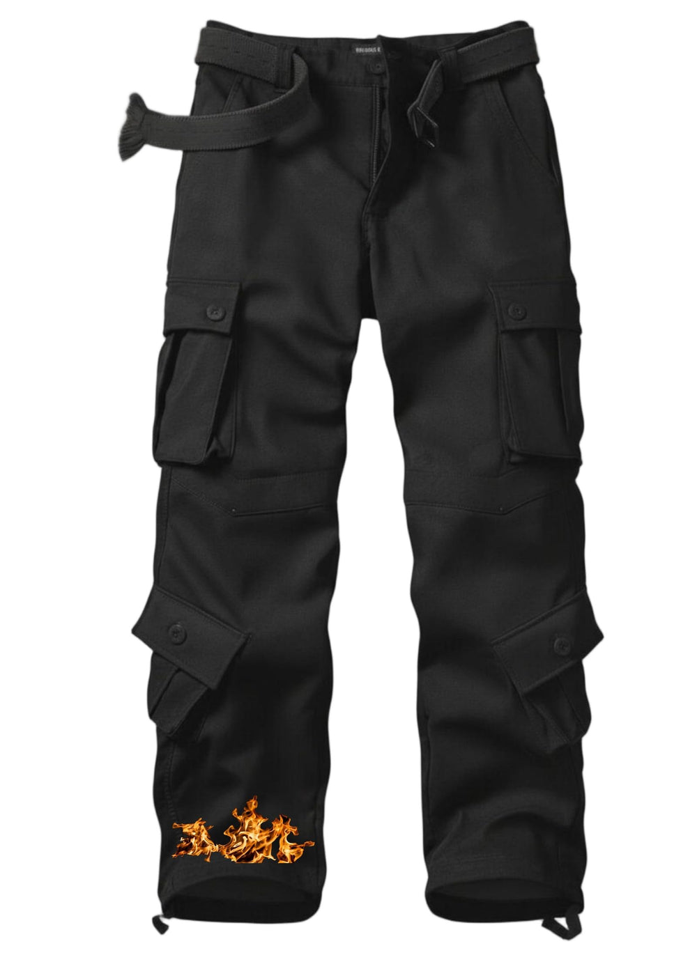 MERJAZ men's fleece-lined cargo pants showing winter camouflage, highlighting warmth and rugged versatility for outdoors