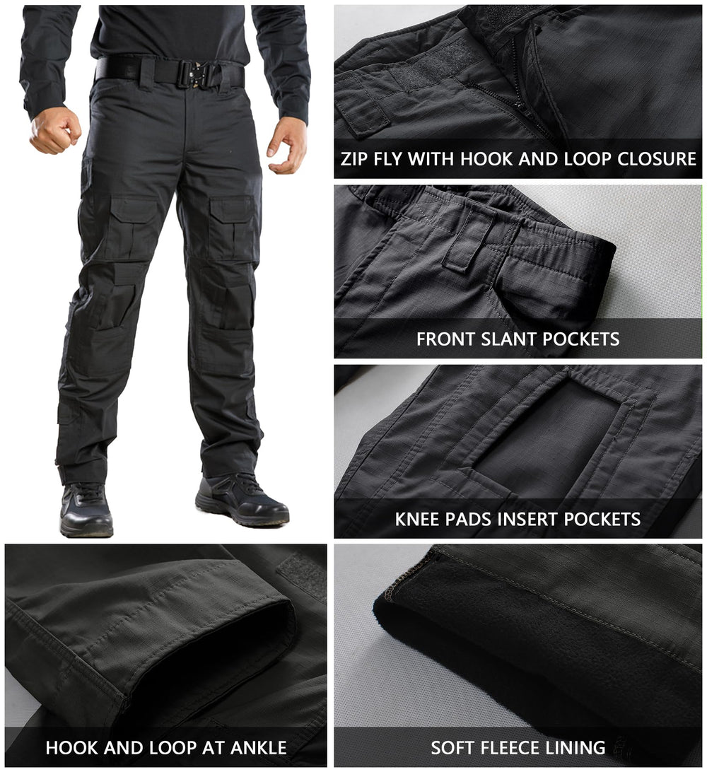 MERJAZ rear pockets with hook-and-loop closures keep valuables secure