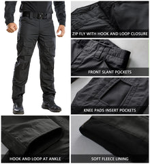 MERJAZ rear pockets with hook-and-loop closures keep valuables secure