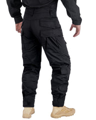 MERJAZ fleece-lined cargo pants side pocket layout for organized hiking essentials