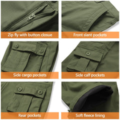 MERJAZ tactical pants with boot-hem drawstrings for snug boot fit.
