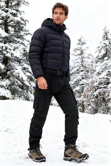MERJAZ tactical pants waterproof with zip fly, enabling flexible adjustment in wet conditions