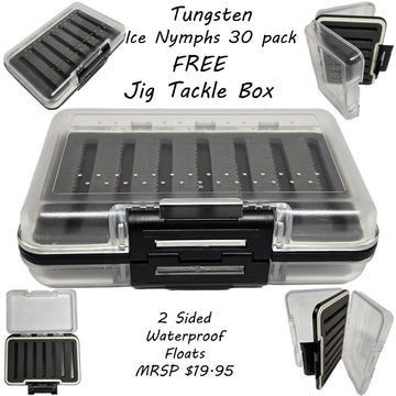 Mermaid Gear free tackle box case included for organized ice fishing gear